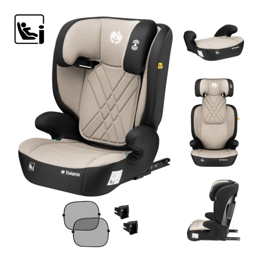 Vaikiška automobilinė kėdutė 2in1 100 -150 cm Joy 45 Beige I-Size