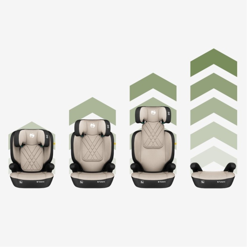 Vaikiška automobilinė kėdutė 2in1 100 -150 cm Joy 45 Beige I-Size