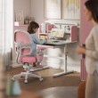 Ergonomiškas vaikiškas rašomasis stalas Study 5.0 Pink 90 cm Ergonomiškas vaikiškas rašomasis stalas Study 5.0 Pink 90 cm