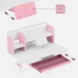 Ergonomiškas vaikiškas rašomasis stalas Study 5.0 Pink 90 cm Ergonomiškas vaikiškas rašomasis stalas Study 5.0 Pink 90 cm