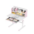 Ergonomiškas vaikiškas rašomasis stalas Study 5.0 Pink 90 cm Ergonomiškas vaikiškas rašomasis stalas Study 5.0 Pink 90 cm
