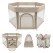 Sulankstoma kūdikių žaidimų aikštelė Cozy 30, Beige Sulankstoma kūdikių žaidimų aikštelė Cozy 30, Beige