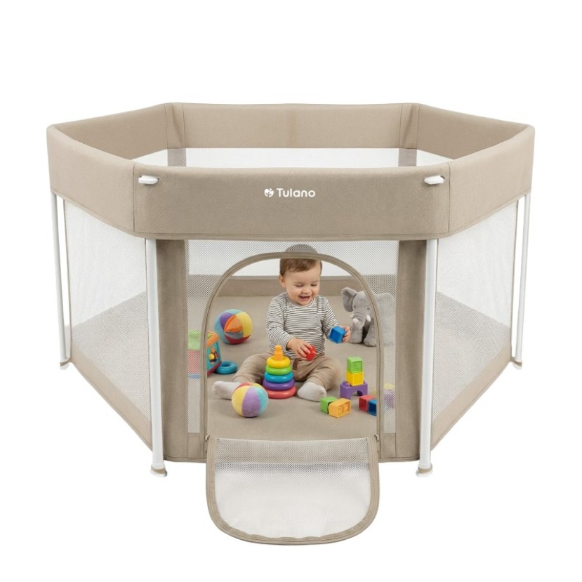 Sulankstoma kūdikių žaidimų aikštelė Cozy 30, Beige Sulankstoma kūdikių žaidimų aikštelė Cozy 30, Beige