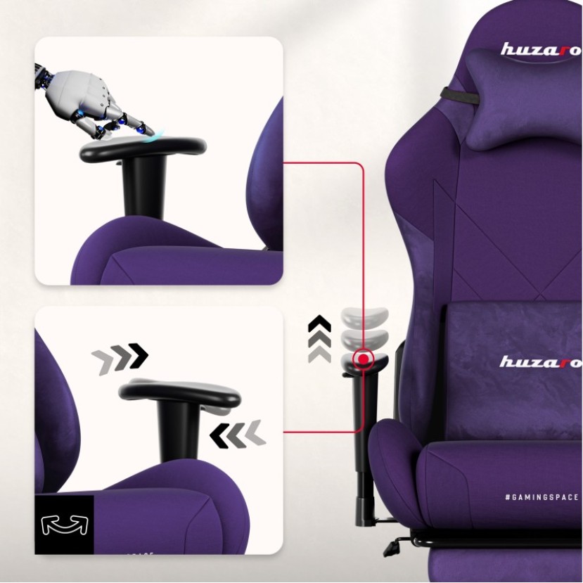 Žaidimų kėdė Force 5.7 Purple Žaidimų kėdė Force 5.7 Purple
