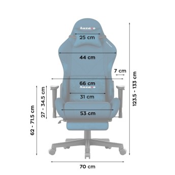 Žaidimų kėdė Force 5.7 Blue Žaidimų kėdė Force 5.7 Blue