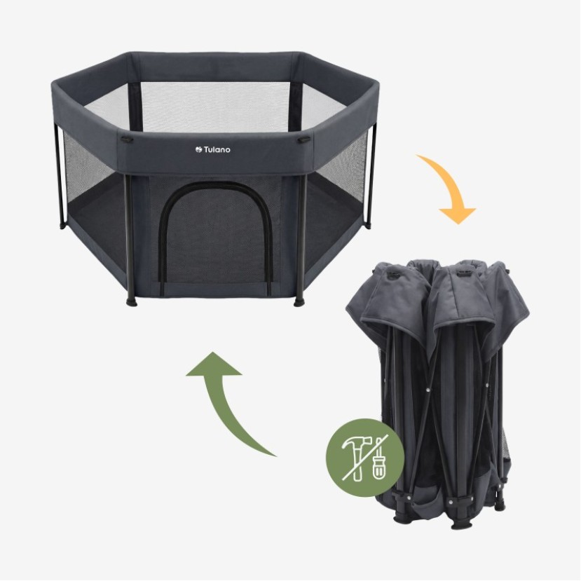 Kūdikių lovytė Cozy 30 Graphite