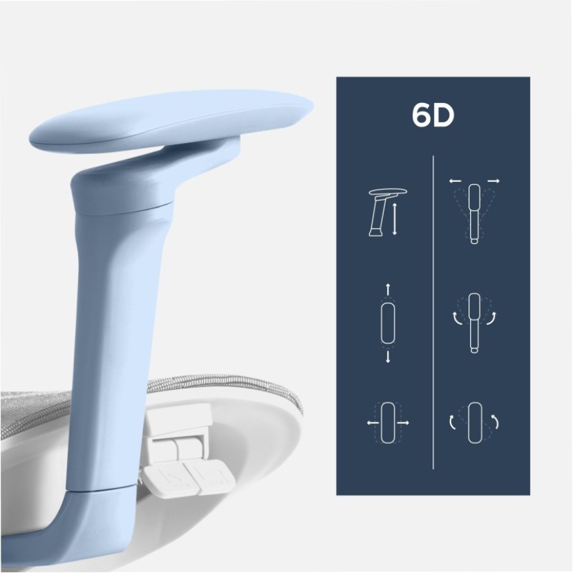 Masažinė biuro kėdė Visioner 8.3 Grey