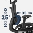 Biuro kėdė su masažu Visioner 8.3 Black Biuro kėdė su masažu Visioner 8.3 Black
