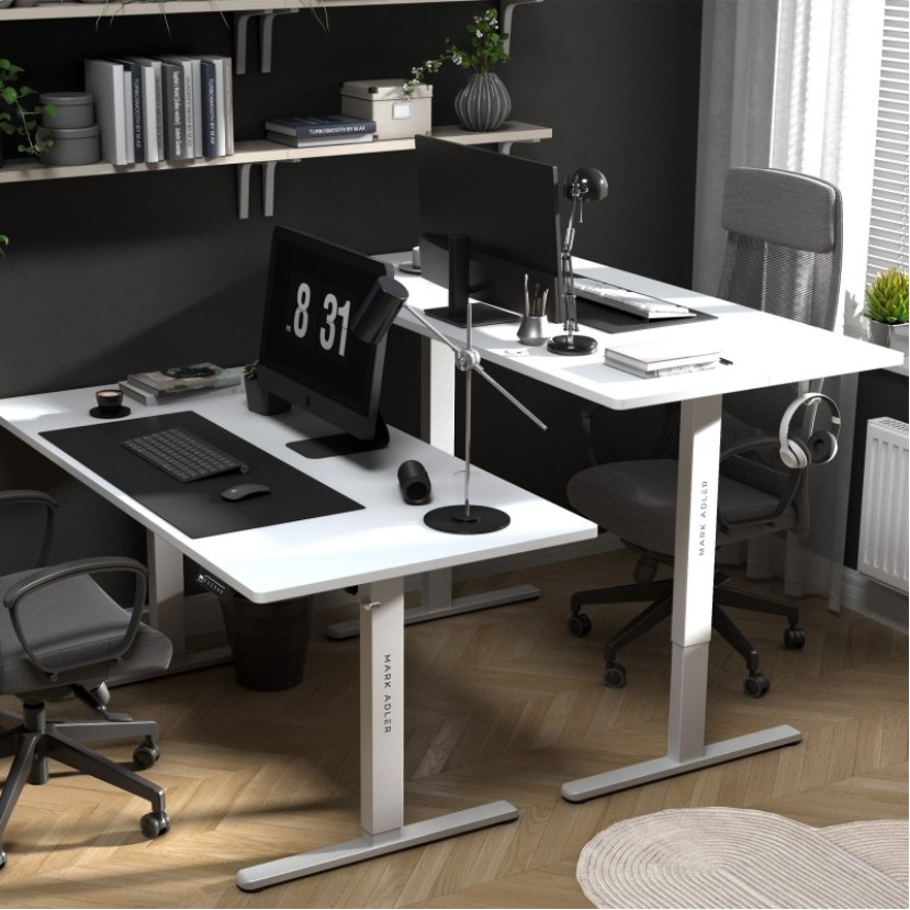 Elektrinis stalas Leader 7.6 White 160 cm Elektrinis stalas Leader 7.6 White 160 cm