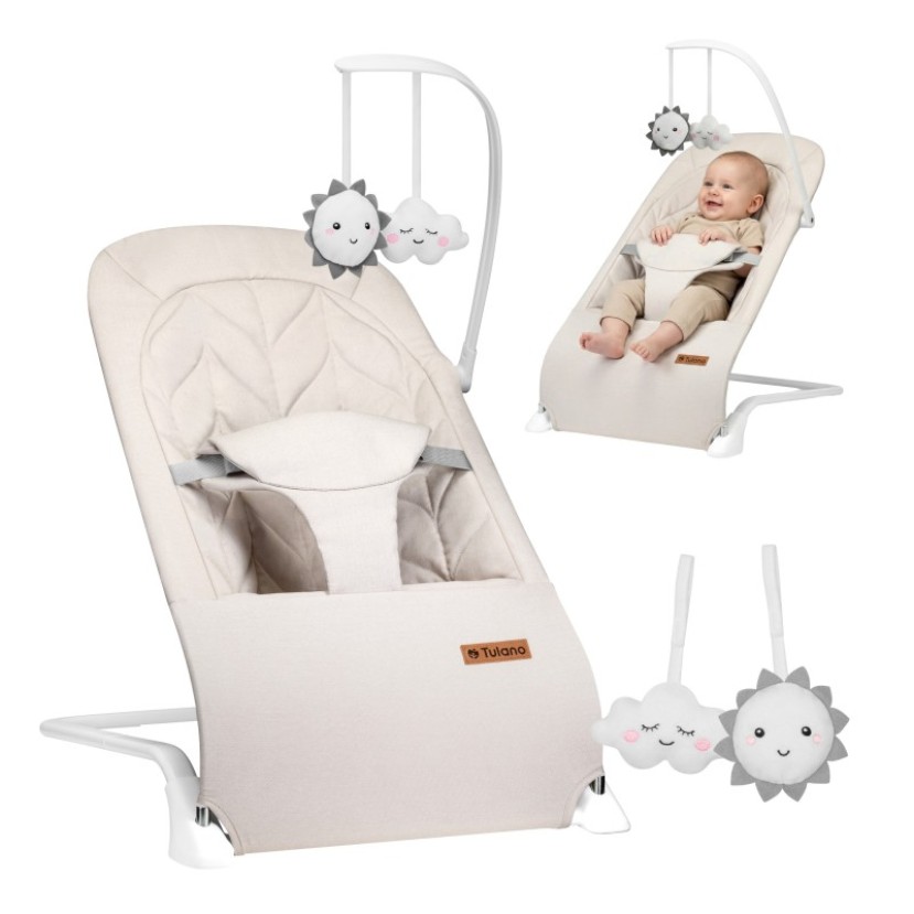 Kūdikių supamoji kėdė Moon 10 Beige