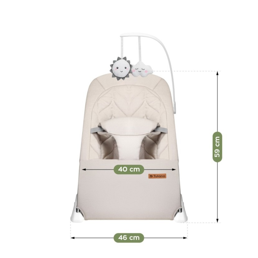 Kūdikių supamoji kėdė Moon 10 Beige