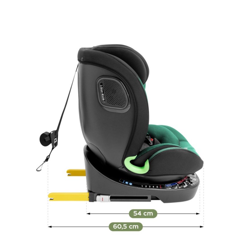 Fotelik samochodowy obrotowy Loom 35 Black Green