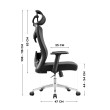 Ergonominė kėdė Manager 2.6 Black