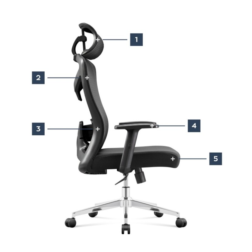 Ergonominė kėdė Manager 2.6 Black