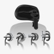 Ergonominė kėdė su masažine funkcija Leadpro 6.0 Black Ergonominė kėdė su masažine funkcija Leadpro 6.0 Black