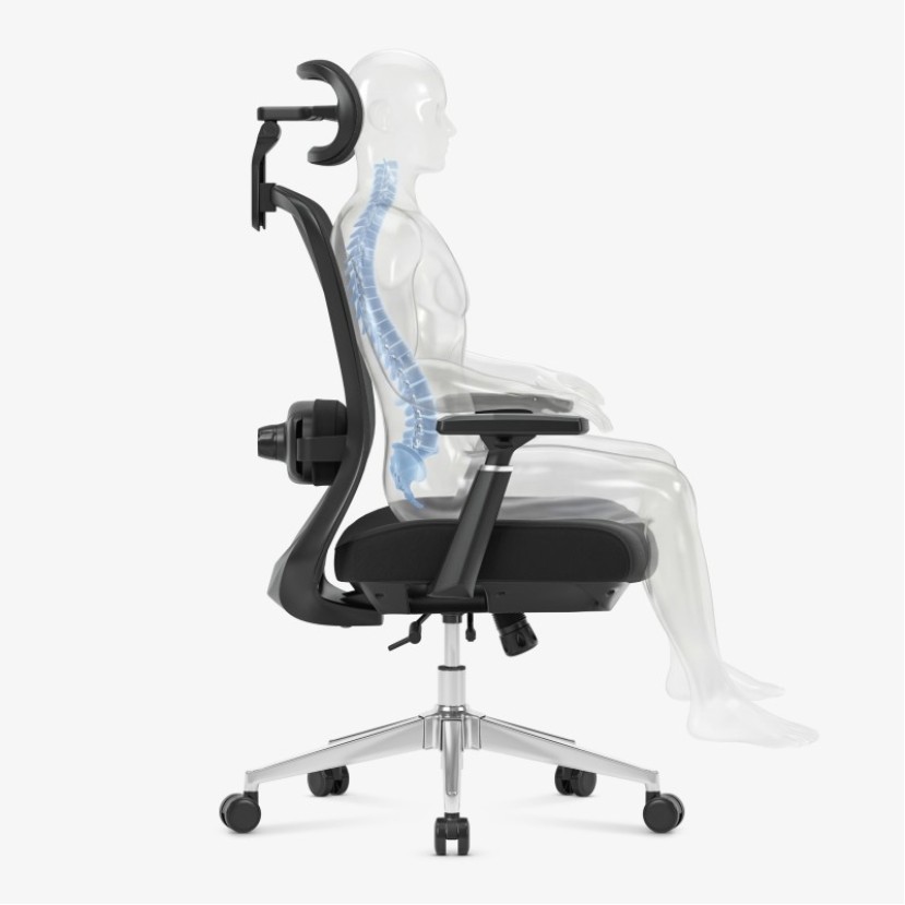 Ergonominė kėdė su masažine funkcija Leadpro 6.0 Black Ergonominė kėdė su masažine funkcija Leadpro 6.0 Black