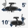 Ergonominė kėdė su masažine funkcija Leadpro 6.0 Black Ergonominė kėdė su masažine funkcija Leadpro 6.0 Black