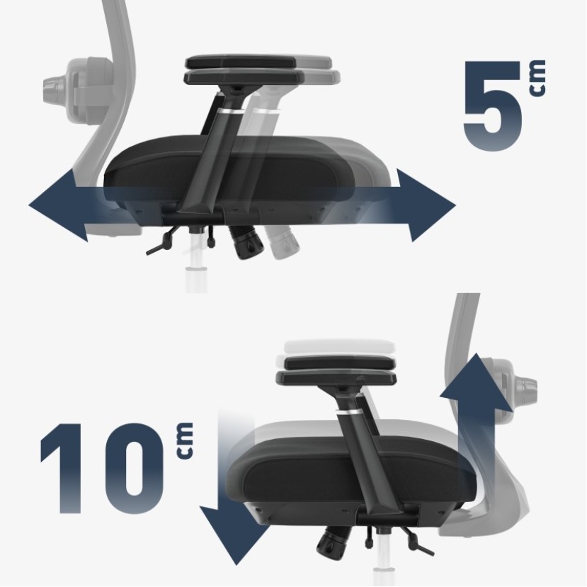 Ergonominė kėdė su masažine funkcija Leadpro 6.0 Black Ergonominė kėdė su masažine funkcija Leadpro 6.0 Black