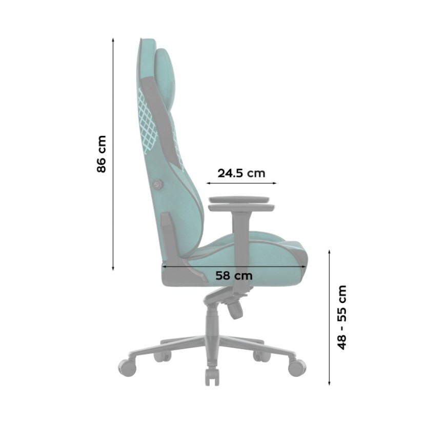 Žaidimų kėdė Force 8.3 Green Žaidimų kėdė Force 8.3 Green