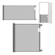 Susukami vartai Guardian 1.8 Grey 180 cm Susukami vartai Guardian 1.8 Grey 180 cm