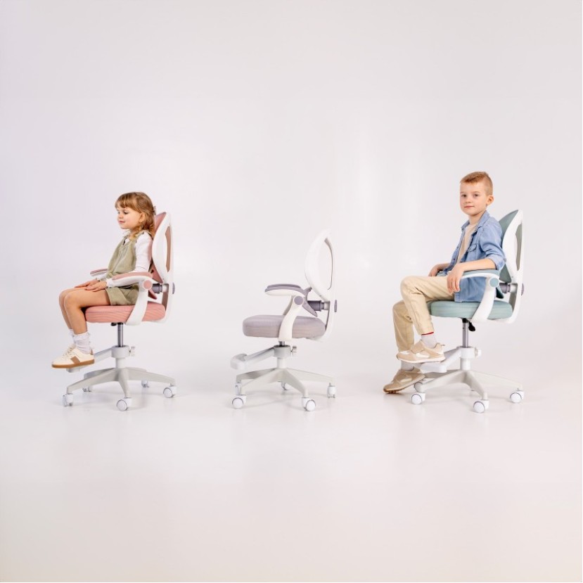 Vaikiška ergonominė kėdė Junior 4.5 Grey Vaikiška ergonominė kėdė Junior 4.5 Grey