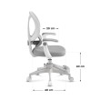 Vaikiška ergonominė kėdė Junior 4.5 Grey Vaikiška ergonominė kėdė Junior 4.5 Grey