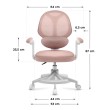 Vaikiška ergonominė kėdė Junior 4.5 Pink Vaikiška ergonominė kėdė Junior 4.5 Pink