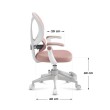 Vaikiška ergonominė kėdė Junior 4.5 Pink Vaikiška ergonominė kėdė Junior 4.5 Pink