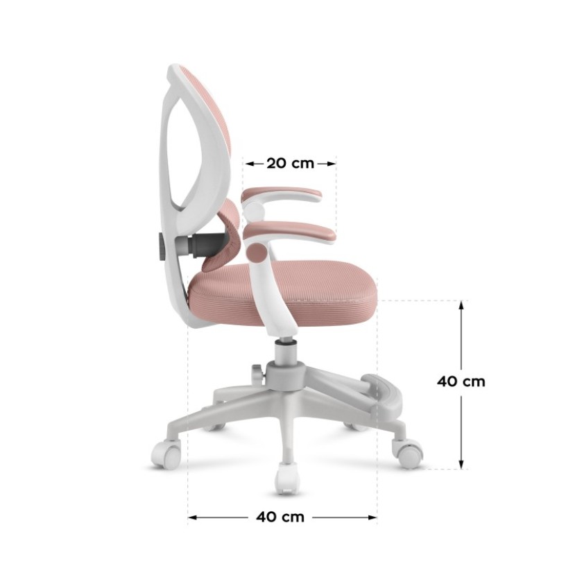 Vaikiška ergonominė kėdė Junior 4.5 Pink Vaikiška ergonominė kėdė Junior 4.5 Pink