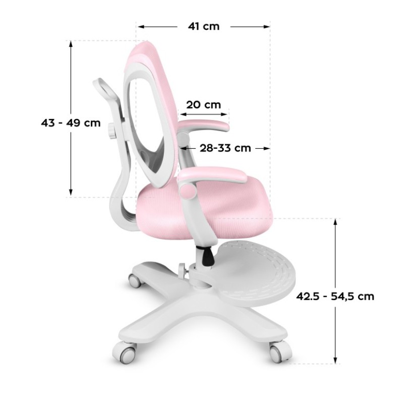 Vaikiška kėdė Junior 4.6 Pink Vaikiška kėdė Junior 4.6 Pink