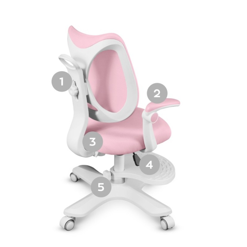 Vaikiška kėdė Junior 4.6 Pink Vaikiška kėdė Junior 4.6 Pink
