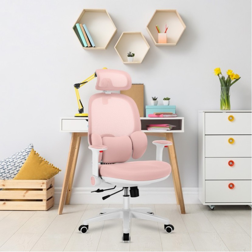Vaikiška ergonominė kėdė Junior 6.3 Pink Vaikiška ergonominė kėdė Junior 6.3 Pink