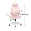 Vaikiška ergonominė kėdė Junior 6.3 Pink Vaikiška ergonominė kėdė Junior 6.3 Pink