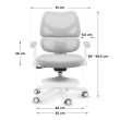 Vaikiška ergonominė kėdė Junior 5.3 Grey Vaikiška ergonominė kėdė Junior 5.3 Grey
