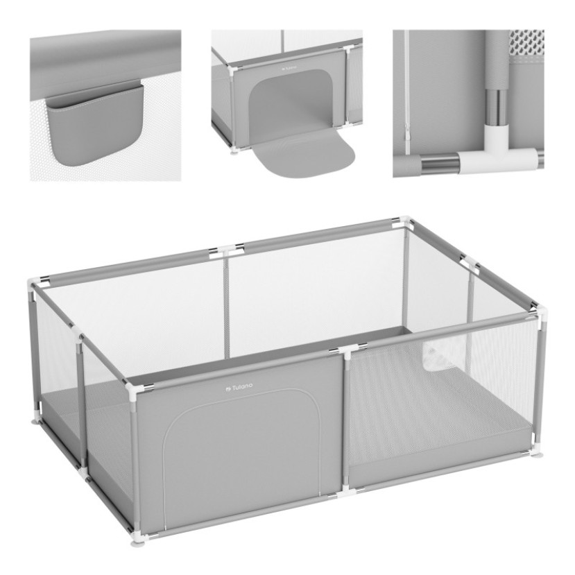 Vaikiška žaidimų aikštelė Cozy 22 Grey Vaikiška žaidimų aikštelė Cozy 22 Grey