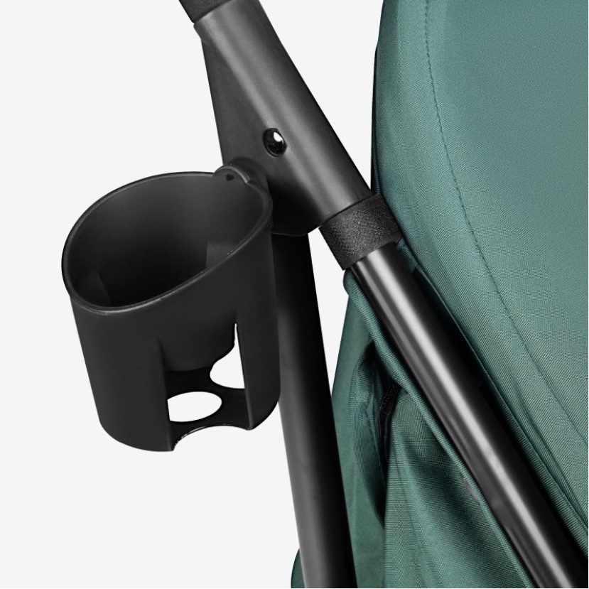 Vaikiškas vežimėlis Davos 35 Green-Black Vaikiškas vežimėlis Davos 35 Green-Black