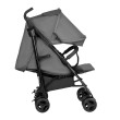 Vaikiškas vežimėlis Davos 35 Grey-Black Vaikiškas vežimėlis Davos 35 Grey-Black