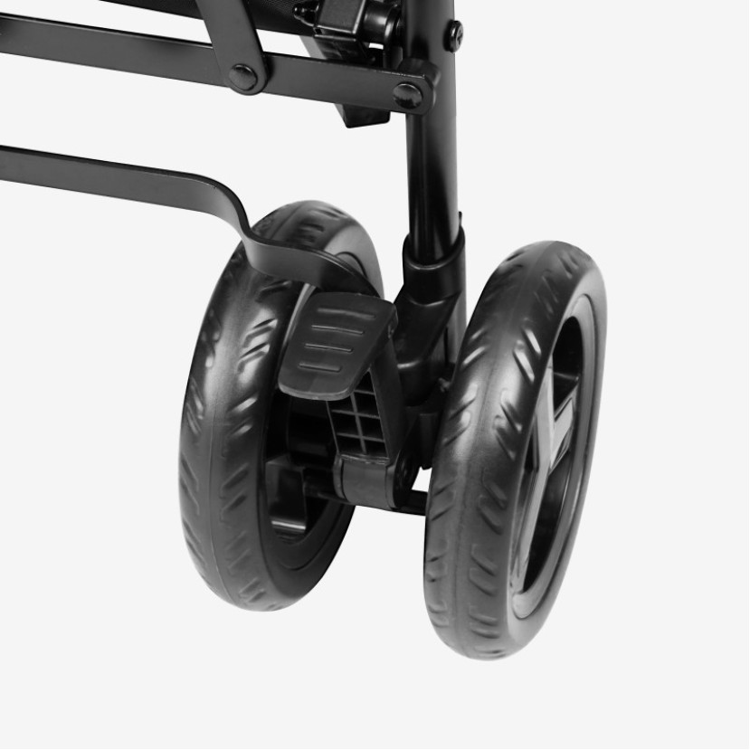 Vaikiškas vežimėlis Davos 35 Grey-Black Vaikiškas vežimėlis Davos 35 Grey-Black