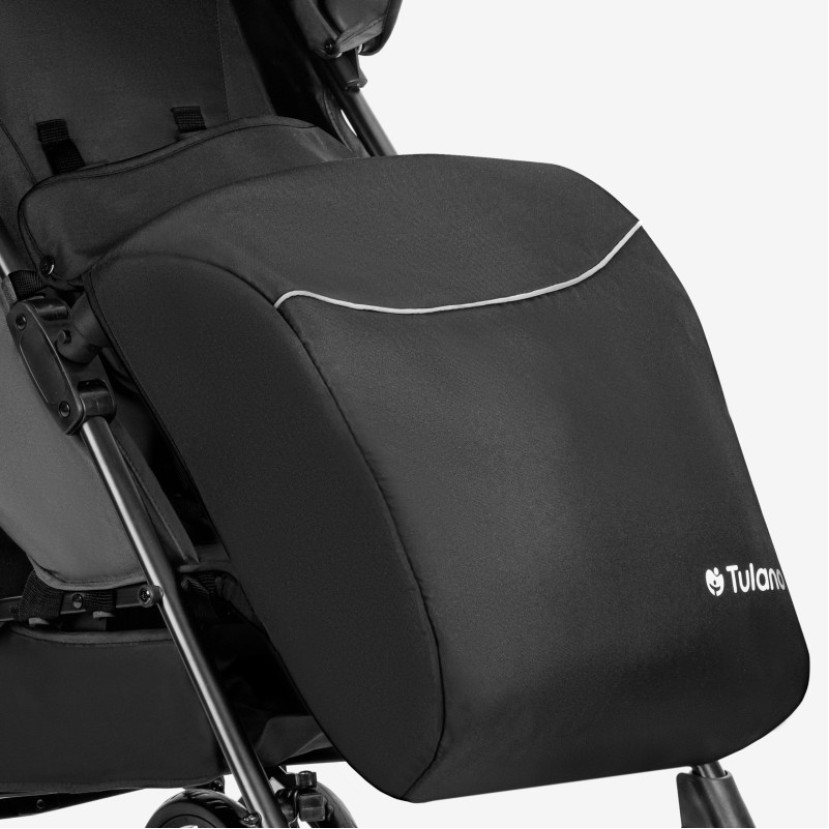 Vaikiškas vežimėlis Davos 35 Grey-Black Vaikiškas vežimėlis Davos 35 Grey-Black