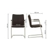 Biuro kėdė DESILVA arm chrome (BOX-2) Biuro kėdė DESILVA arm chrome (BOX-2)