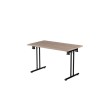 Konferencinis stalas Fold Black 160x80 cm