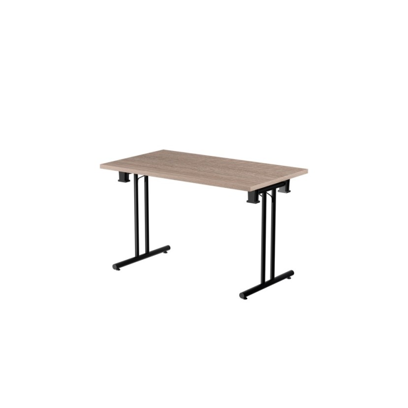 Konferencinis stalas Fold Black 160x80 cm