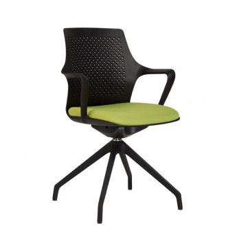 Lankytojų kėdė GEMINA black SWG PL68-4S
