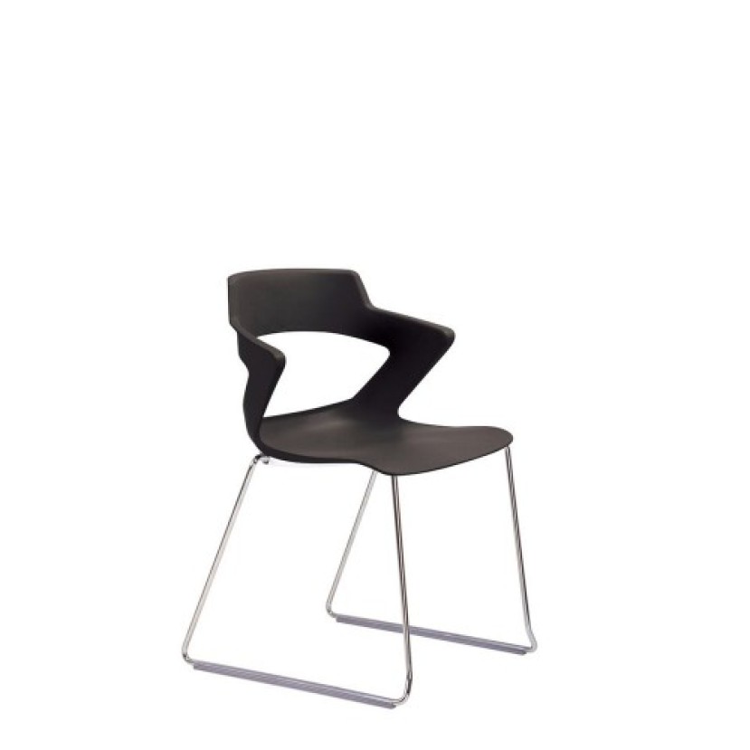 Lankytojo kėdė ZENITH plast black CFS Lankytojo kėdė ZENITH plast black CFS