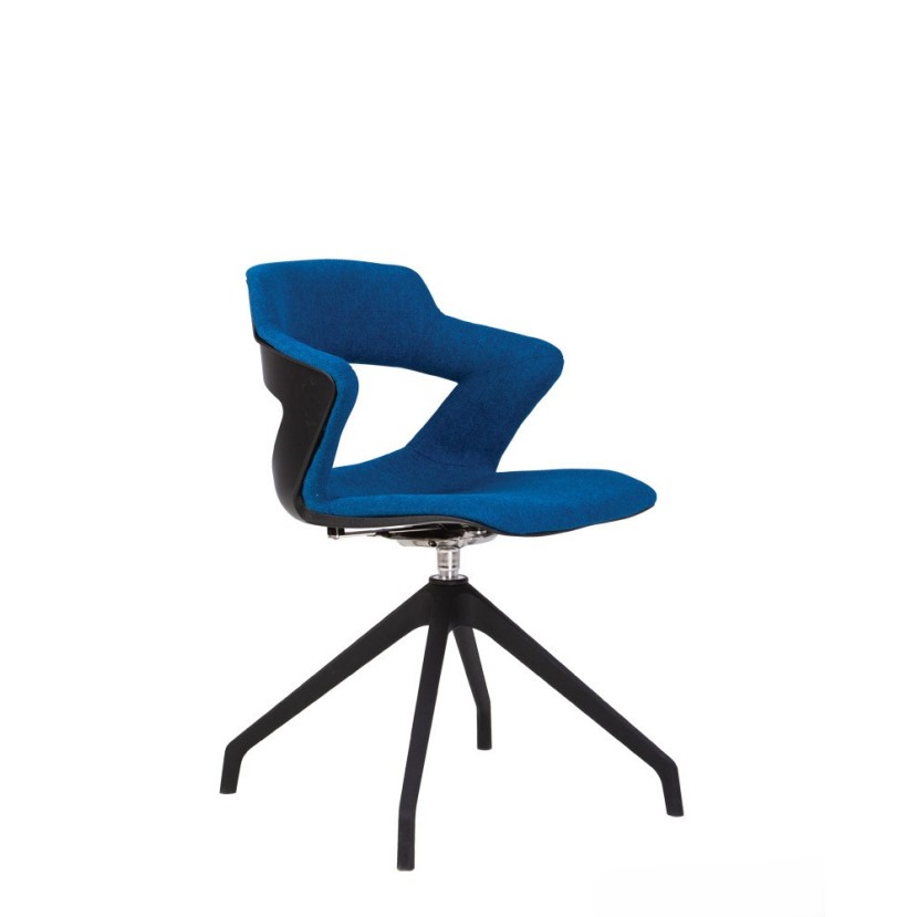 Kėdė ZENITH plast plus black PL68-4S Kėdė ZENITH plast plus black PL68-4S