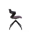 Kėdė ZENITH plast plus combi black PL68-4S Kėdė ZENITH plast plus combi black PL68-4S