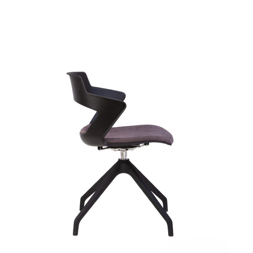 Kėdė ZENITH plast plus combi black PL68-4S Kėdė ZENITH plast plus combi black PL68-4S
