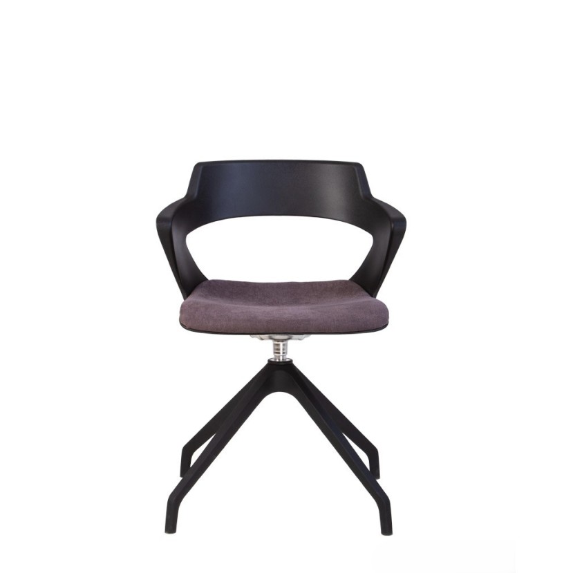 Kėdė ZENITH plast plus combi black PL68-4S Kėdė ZENITH plast plus combi black PL68-4S