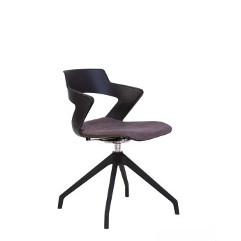 Kėdė ZENITH plast plus combi black PL68-4S