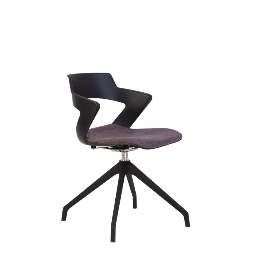 Kėdė ZENITH plast plus combi black PL68-4S Kėdė ZENITH plast plus combi black PL68-4S
